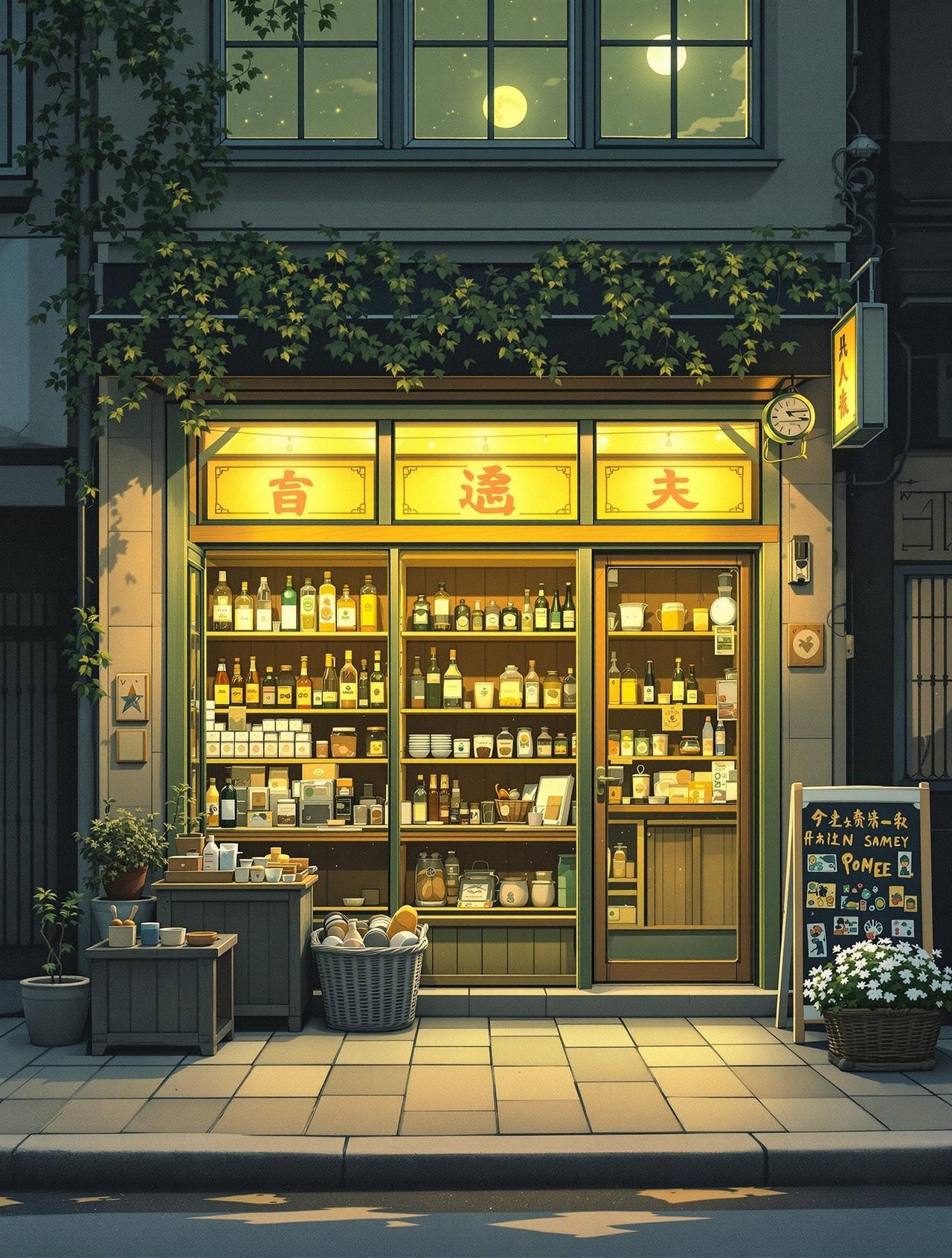 黄豆短剧 月亮杂货铺 - 深夜暖心剧场，温情日常治愈短剧